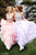 Sherri Hill - 51615 Two Piece High Halter Organza Ruffled Dress In Pink and White