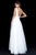 Sherri Hill - 51620 Pleated Plunging V-Neck Ballgown In White