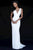 Sherri Hill - 51641 Beaded Fitted Long Sheath Dress In White