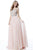 Sherri Hill - 51658 Beaded Off-Shoulder Chiffon A-line Gown In Pink