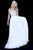 Sherri Hill - 51658 Beaded Off-Shoulder Chiffon A-line Gown In White