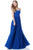 Sherri Hill - 51667 Strapless Jeweled A-Line Long Dress In Blue