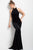 51680 High Halter Velvet Mermaid Gown