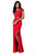 Sherri Hill - 51691 Two Piece Beaded Cap Sleeve Fitted Dress In Red