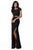 Sherri Hill - 51691 Two Piece Beaded Cap Sleeve Fitted Dress In Black