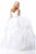 Sherri Hill - 51701 Strapless Bodice Tiered Organza Ballgown In White