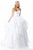 Sherri Hill - 51701 Strapless Bodice Tiered Organza Ballgown In White