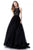 Sherri Hill - 51704 Beaded Halter Tulle Ballgown In Black