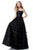 Sherri Hill - 51705 Sequined Strapless Semi-Sweetheart Tulle Ballgown In Black