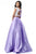 Sherri Hill - 51714 Two-Piece Bead-Crusted Satin Ballgown In Purple