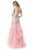 Sherri Hill - 51719 Embroidered Sweetheart Ruffled Tulle Trumpet Dress In Pink and Multi-Color