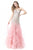 Sherri Hill - 51719 Embroidered Sweetheart Ruffled Tulle Trumpet Dress In Pink and Multi-Color