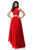 Sherri Hill - 51721 Two Piece Beaded High Halter A Line Dress In Red