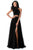 Sherri Hill - 51721 Two Piece Beaded High Halter A Line Dress In Black
