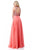 Sherri Hill - 51724 Two Piece Beaded High Halter Chiffon Dress In Pink