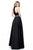Sherri Hill - 51725 Two Piece Beaded Lace High Halter A-Line Dress In Black