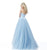 Sherri Hill - 51728 Strapless Sweetheart Pleated Ballgown In Blue