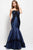 51728 Strapless Lace Embellished Mermaid Gown