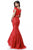 Sherri Hill - 51730 Two Piece Jersey and Lace Mermaid Dress In Red