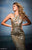 Sherri Hill - 51735 Cross Halter Sequin Evening Gown In Gold