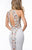 Sherri Hill - 51739 Halter Beaded Long Dress In White and Multi