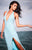 Sherri Hill - 51748 Full Sequins Plunging Halter Fitted Evening Gown In Blue
