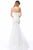 Sherri Hill - 51769 Strapless Lace Fitted Evening Dress In White