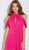 Jovani - 51785 Cold Shoulder High Neck Jumpsuit in Pink