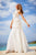 Sherri Hill - 51787 Beaded Halter Neck Tulle Mermaid Dress In White