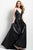 51789 Laser Cut Leather Spaghetti Straps Dress