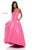 Sherri Hill - 51789 Strapless High-Low A-Line Gown with Beaded Pockets In Pink