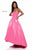 Sherri Hill - 51789 Strapless High-Low A-Line Gown with Beaded Pockets In Pink