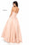 Sherri Hill - 51789 Strapless High-Low A-Line Gown with Beaded Pockets In Neutral