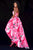 Sherri Hill - 51791 Strapless Floral Print High Low A-Line Dress In Pink and Print