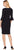 Taylor - 1195MJ Bell Sleeves Solid Sheath Dress in Black