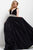 51802 Classy V-Neckline Jeweled Waist Ballgown