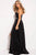 51804 Shimmering Strapless Slit A-line Prom Gown
