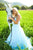 Sherri Hill - 51804 Striped Two-Piece Plunging Halter Ballgown In Blue