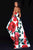 Sherri Hill - 51816 Strapless Floral Print High Low A-Line Dress In Red and Print