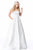 Sherri Hill - 51817 Floral Appliqued Strapless Ballgown In White