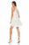 Sherri Hill - 51835 High Halter Satin Floral Applique A-Line Dress In White