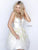 Sherri Hill - 51879 Short Deep V-neck Embroidered A-line Dress In White