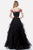 Sherri Hill - 51893 Two Piece Embellished Tulle Ballgown In Black