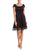 Donna Ricco - DR30846 Scoop Neck A-line Cocktail Dress In Black