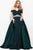 51901 Off the Shoulder Embellished Evening Gown