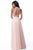 Sherri Hill - 51908 Floral Appliqued High Halter A-Line Dress In Pink and Multi-Color