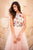 Sherri Hill - 51908 Floral Appliqued High Halter A-Line Dress In Pink and Multi-Color