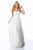 Sherri Hill - 51909 Floral Appliqued Strapless Tulle Dress In White