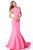 Sherri Hill - 51918 Strappy Mikado Two Piece Mermaid Evening Dress In Pink