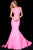 Sherri Hill - 51918 Strappy Mikado Two Piece Mermaid Evening Dress In Pink